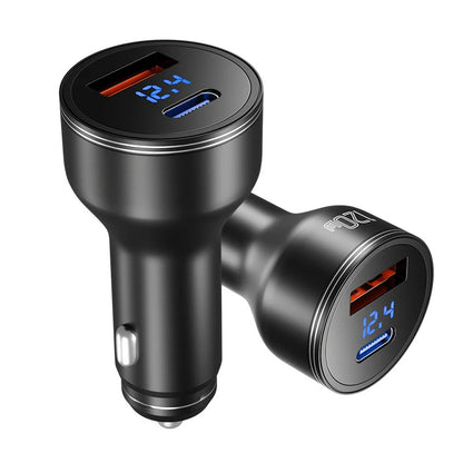 Starlink MINI PD165W Car Power Ddapter Universal Car Charger Fast Charging Adapter Cigar Lighter Socket with Digital Display